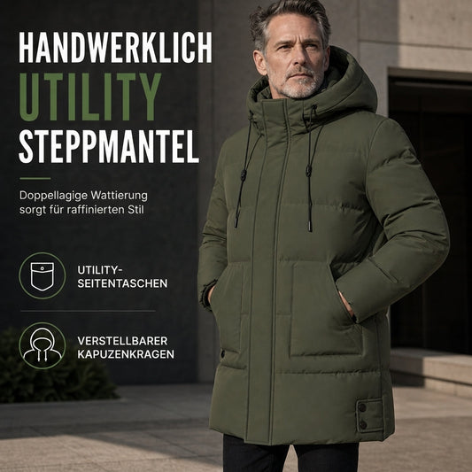 ✨ Neu eingetroffen – jetzt versandkostenfrei!✈Herren Freizeit Mittellange Gepolsterte Winter Verdickte Warme Oberbekleidung Mantel Übergröße