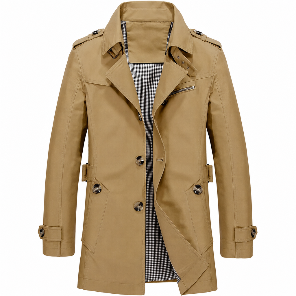 ⏳Begrenzte Zeit 50% Rabatt💥Herren Freizeit-Windjacke aus reiner Baumwolle, Arbeitsjacke für Frühling und Herbst