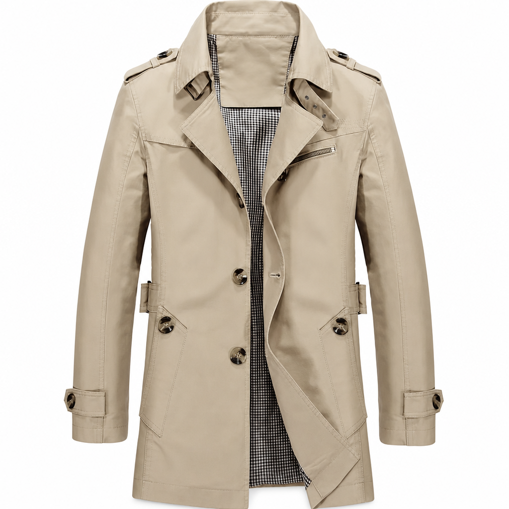 ⏳Begrenzte Zeit 50% Rabatt💥Herren Freizeit-Windjacke aus reiner Baumwolle, Arbeitsjacke für Frühling und Herbst