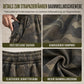 Weite Vintage-Sweathose für Damen, gewaschenes Material