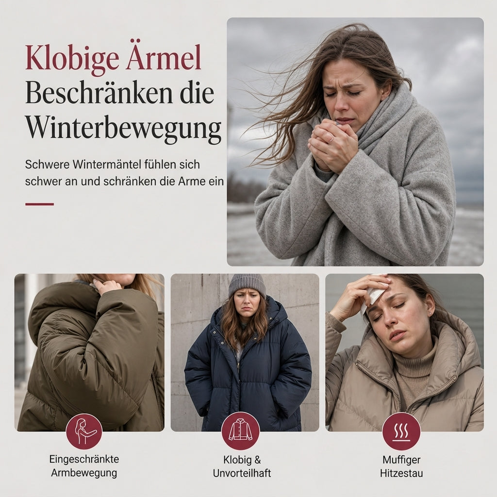 📢🎉50%Rabatt!!!🛍️✨Gepolsterte ärmellose Kapuzenjacke für Damen, mittlere Länge, Freizeitstil