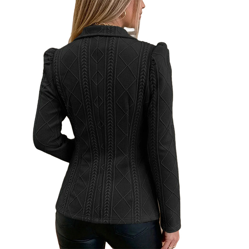 🌸 Modischer figurbetonter Damenblazer – Feminine Silhouette, weicher Stoff & immer passend