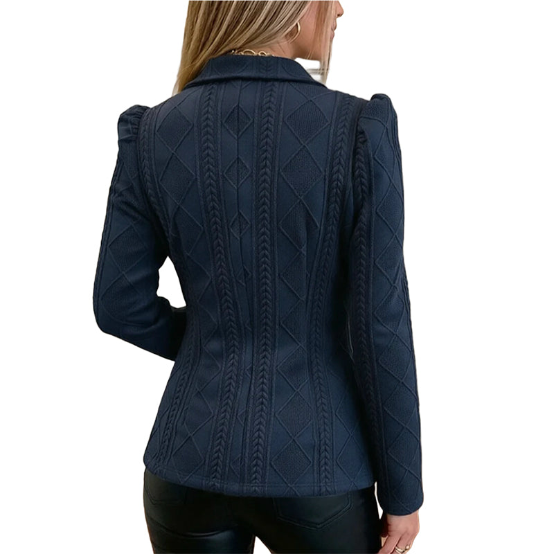🌸 Modischer figurbetonter Damenblazer – Feminine Silhouette, weicher Stoff & immer passend