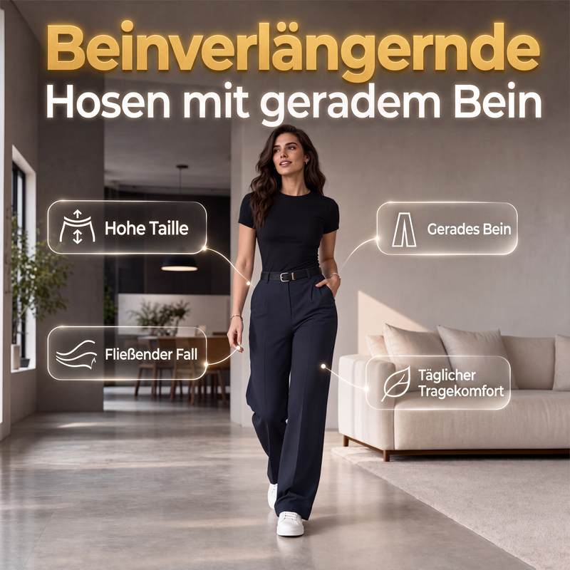 💎⭐ Top-bewertet – Gerade geschnittene Freizeithose – bequem und vielseitig