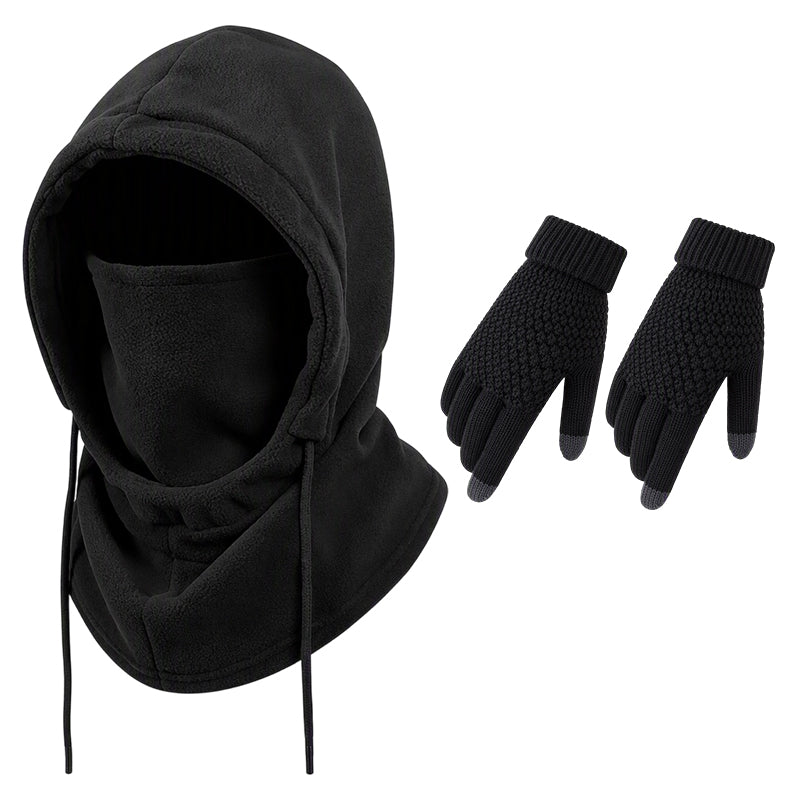 🧤 Warm & praktisch – Balaclava-Set mit Handschuhen & Socken – Bequemer Sitz, weicher Stoff & vielseitig kombinierbar