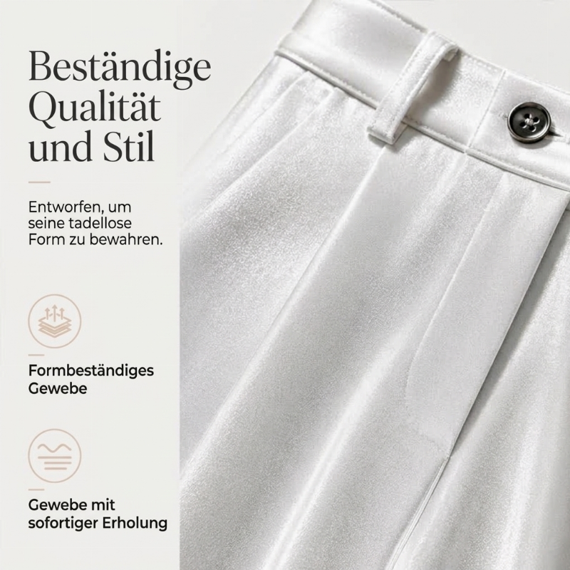 📢🎉50%Rabatt!!!🛍️✨Lässige, weit geschnittene Damen-Hosen mit hohem Bund und fallendem Stoff