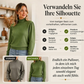 📢🎉50%Rabatt!!!🛍️✨Elegantes, gemütliches Strickoberteil für Damen mit Rüschenbesatz