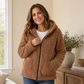 💎✨ Bestseller – Lässige Plüsch-Kapuzenjacke für Damen
