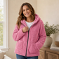 💎✨ Bestseller – Lässige Plüsch-Kapuzenjacke für Damen