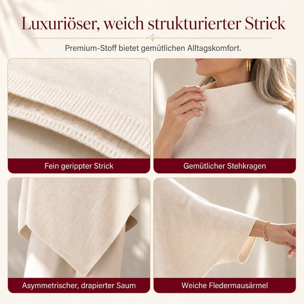 📢🎉50%Rabatt!!!🛍️✨Elegante locker sitzende Strickstola in Uni-Farbe für Damen