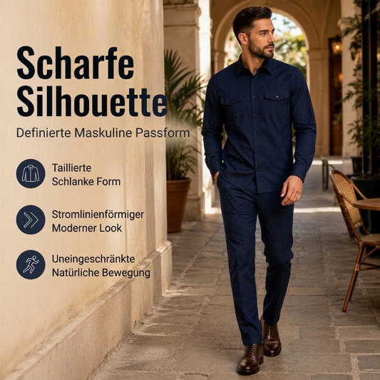 📢🎉50%Rabatt!!!🛍️✨  Zweiteiliges Herren-Set (Hemd und Hose)