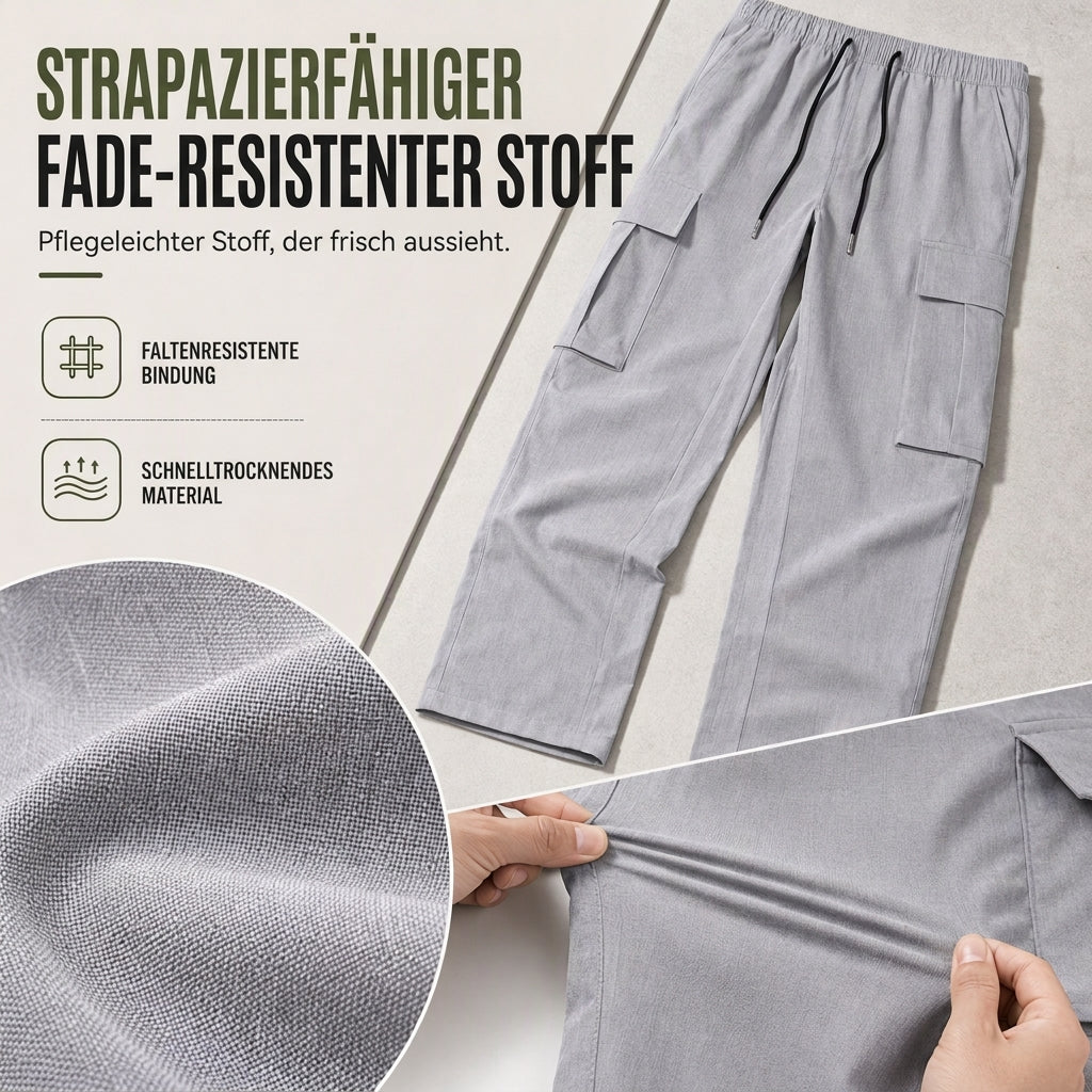 📢🎉50%Rabatt!!!🛍️✨Cargohose für Herren mit Kordelzug, legeres Modell für den Sommer