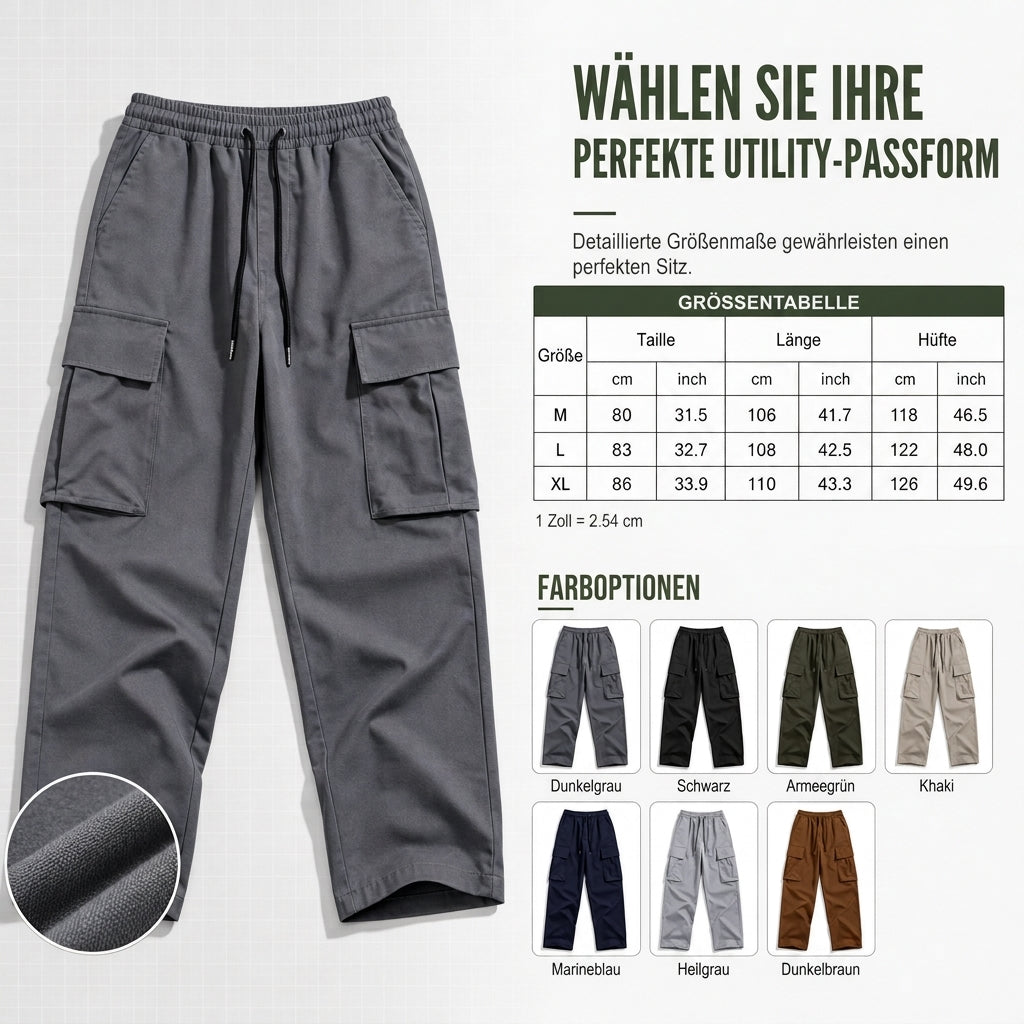 📢🎉50%Rabatt!!!🛍️✨Cargohose für Herren mit Kordelzug, legeres Modell für den Sommer