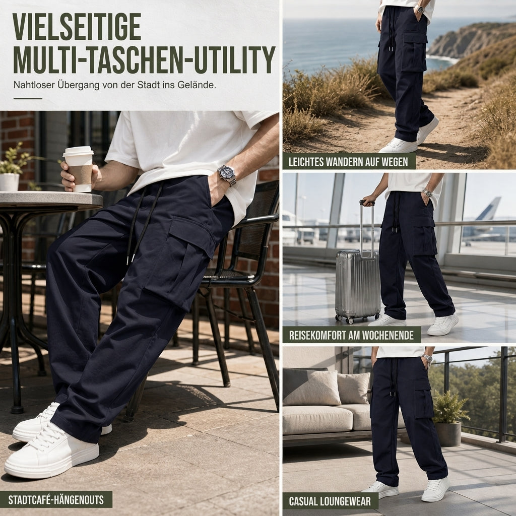 📢🎉50%Rabatt!!!🛍️✨Cargohose für Herren mit Kordelzug, legeres Modell für den Sommer