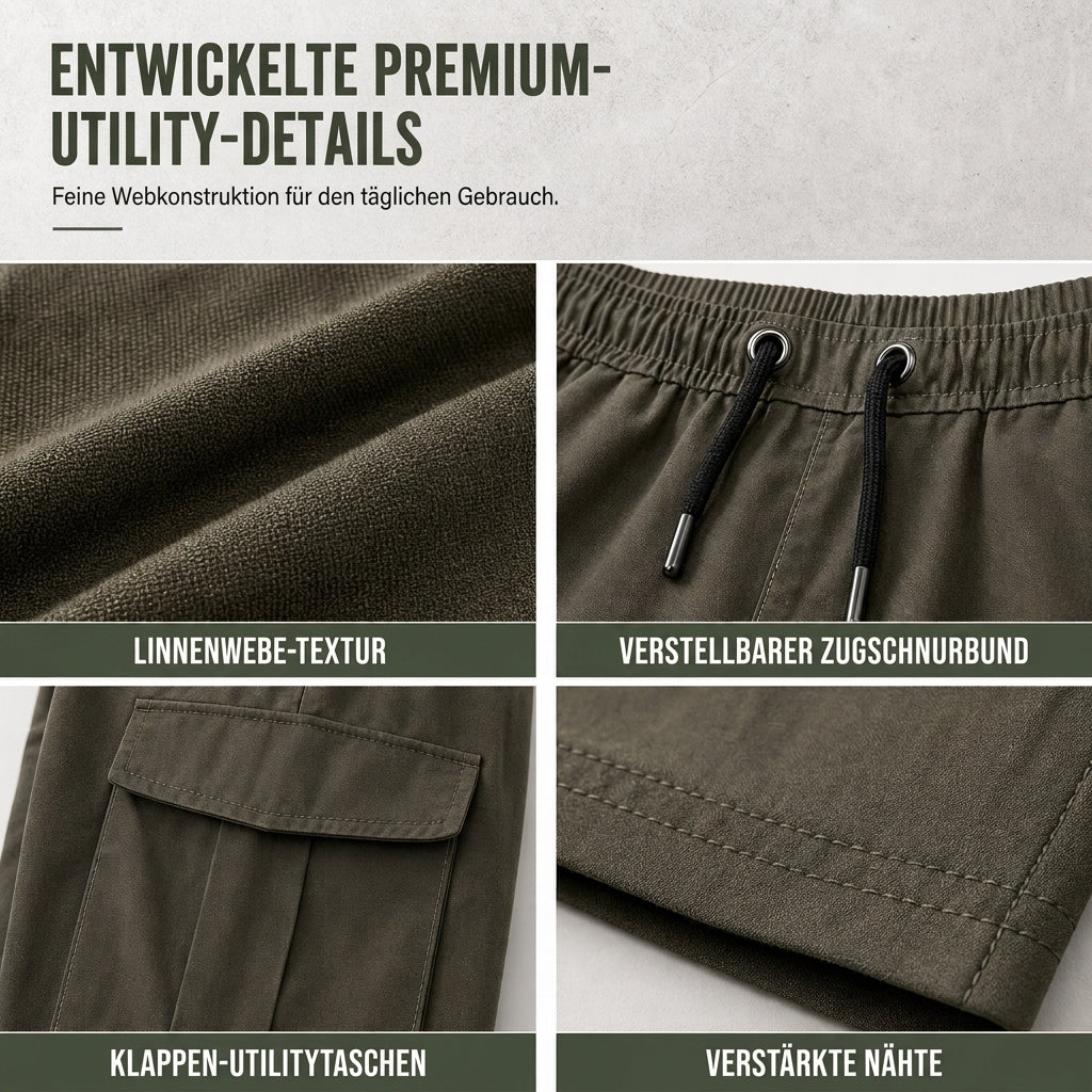 📢🎉50%Rabatt!!!🛍️✨Cargohose für Herren mit Kordelzug, legeres Modell für den Sommer