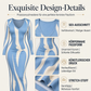 🔥Beliebtes Produkt ！✨Bedrucktes langärmeliges Bodycon-Maxikleid für Damen