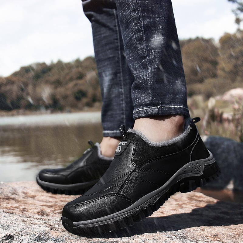 🔥50 % Rabatt 🔥 Wasserdichte, rutschfeste Winterstiefel für Herren [Schmerzlinderung⚡]
