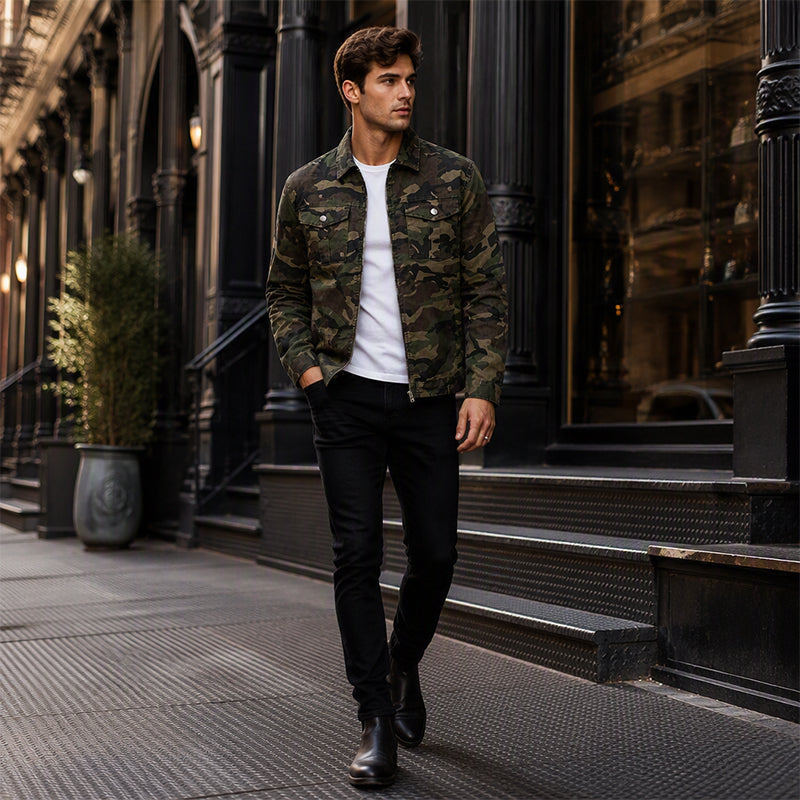 📢🎉50%Rabatt!!!🛍️✨Jeansjacke für Herren im Streetstyle