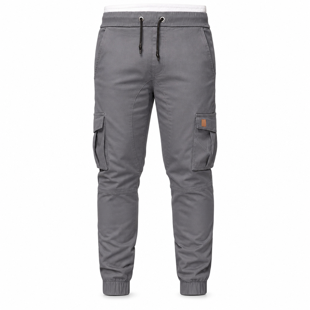 🙌 100% Wiederkaufquote – Qualität überzeugt! Cargo-Jogginghose für Herren, unifarben, im lässigen Stil