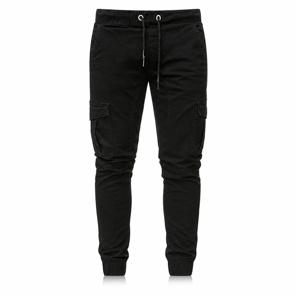 🙌 100% Wiederkaufquote – Qualität überzeugt! Cargo-Jogginghose für Herren, unifarben, im lässigen Stil