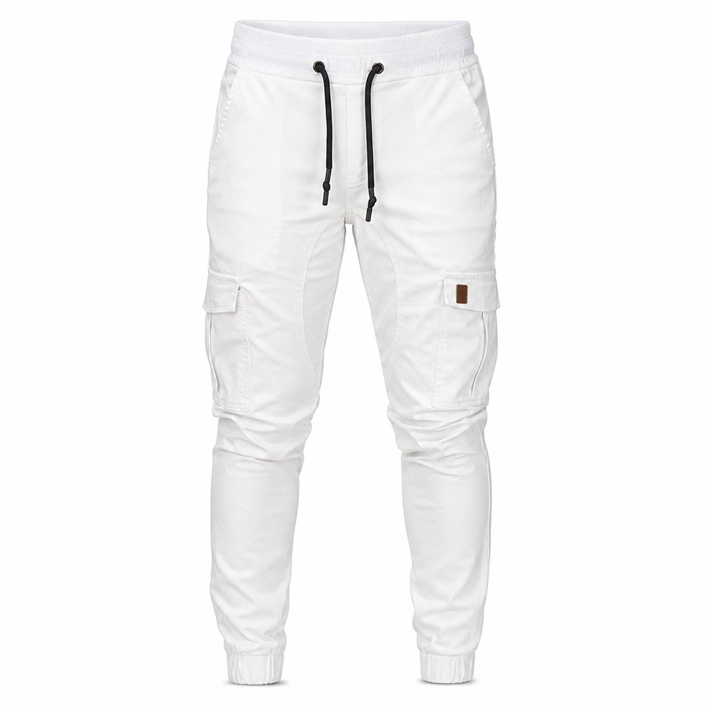 🙌 100% Wiederkaufquote – Qualität überzeugt! Cargo-Jogginghose für Herren, unifarben, im lässigen Stil