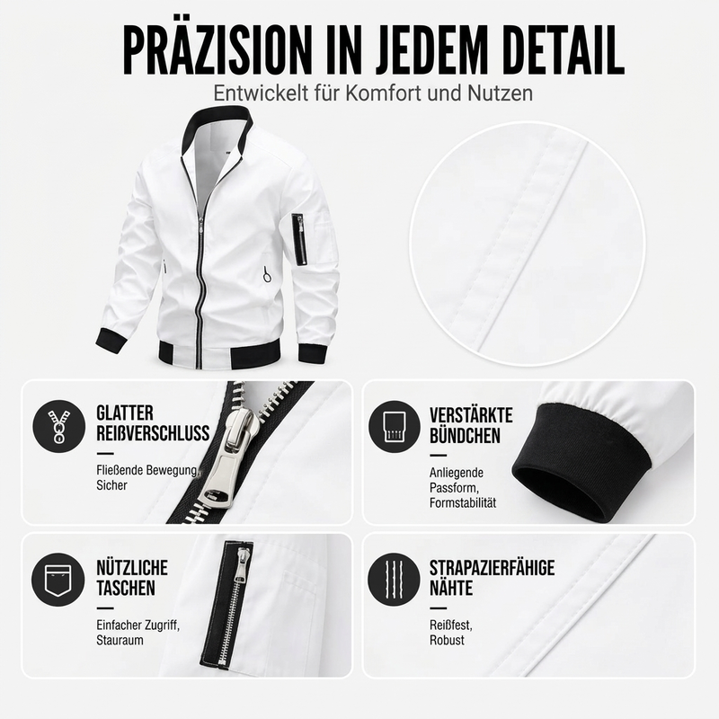 ✈️ Outdoor-Bomberjacke für Herren – Lässig, bequem & immer passend