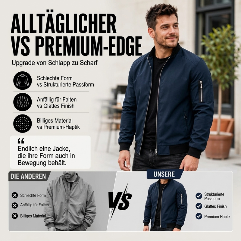 ✈️ Outdoor-Bomberjacke für Herren – Lässig, bequem & immer passend