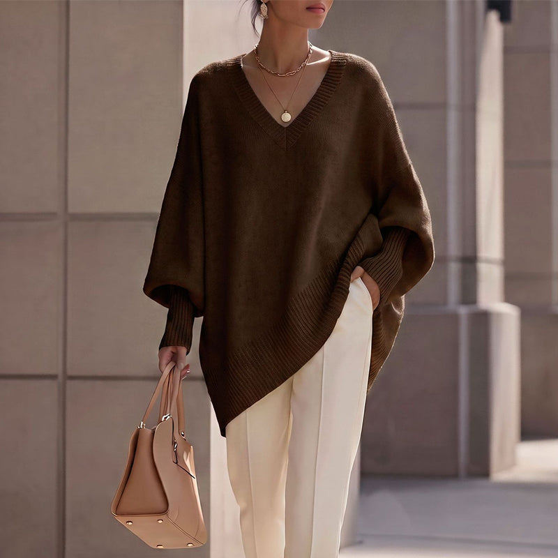 ⭐ 4,9 Sterne – nicht ohne Grund! Damen Strickpullover in mittlerer Länge