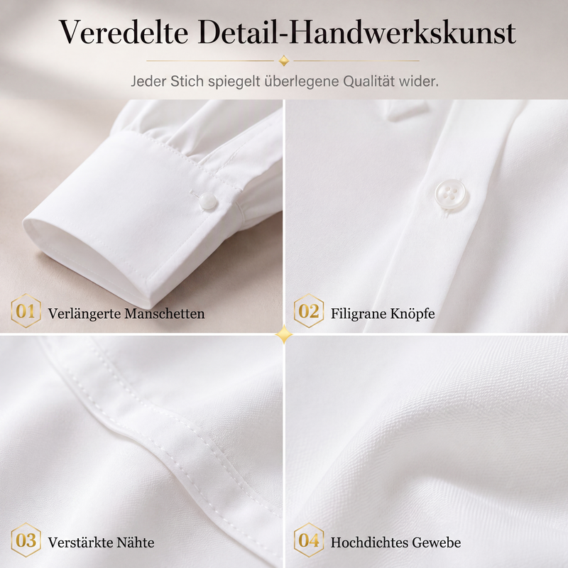 📢🎉50%Rabatt!!!🛍️✨Qualität überzeugt! Elegantes Langarmtop mit Schleifenkragen für Damen