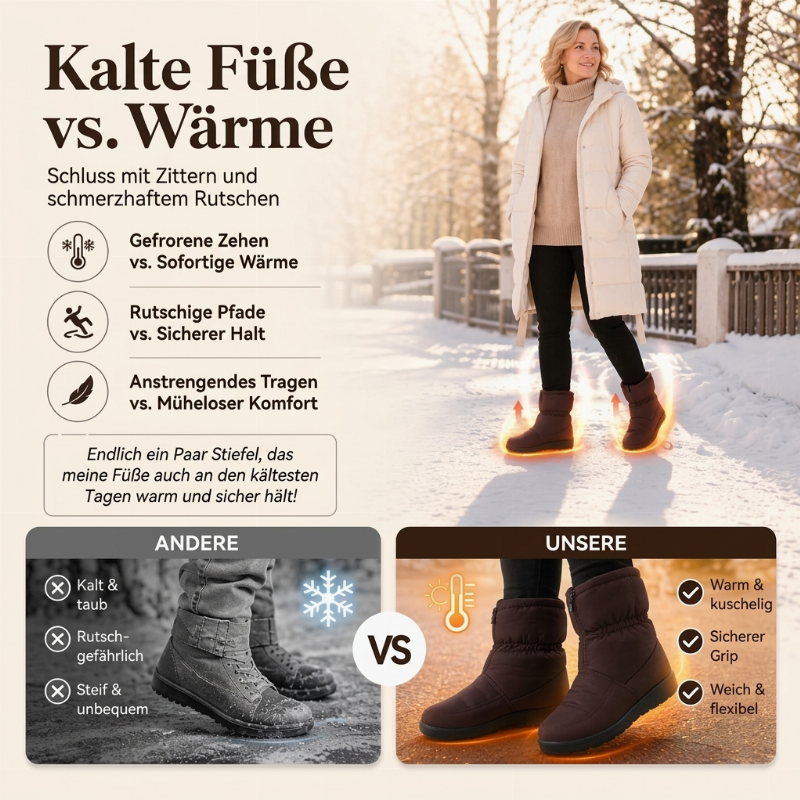 🎁Neu eingetroffen: 50% Rabatt! Warme Winterschneestiefel für Damen