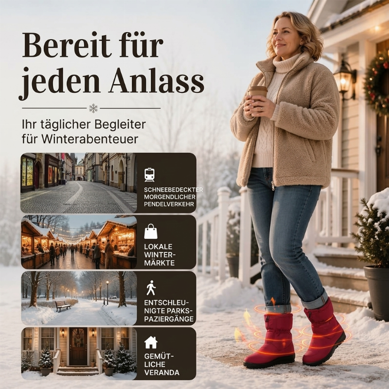 🎁Neu eingetroffen: 50% Rabatt! Warme Winterschneestiefel für Damen