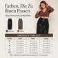 🖤 Damen schicker asymmetrischer Kunstlederrock – Figurschmeichelnd, stylisch & immer passend