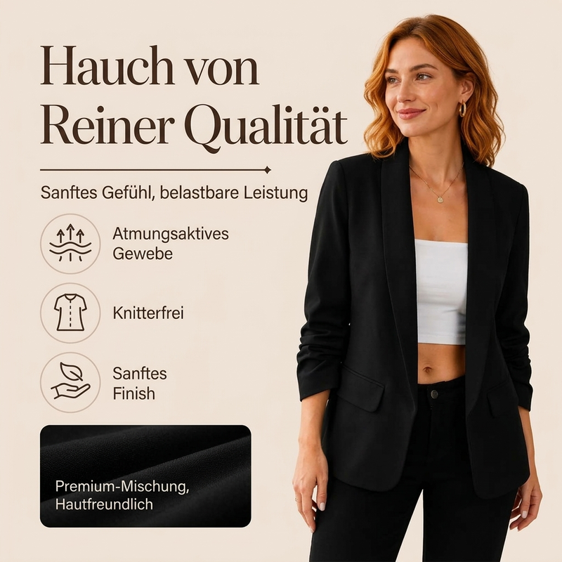Legerer, vielseitig taillierter eleganter Business-Kurzjacke für Damen