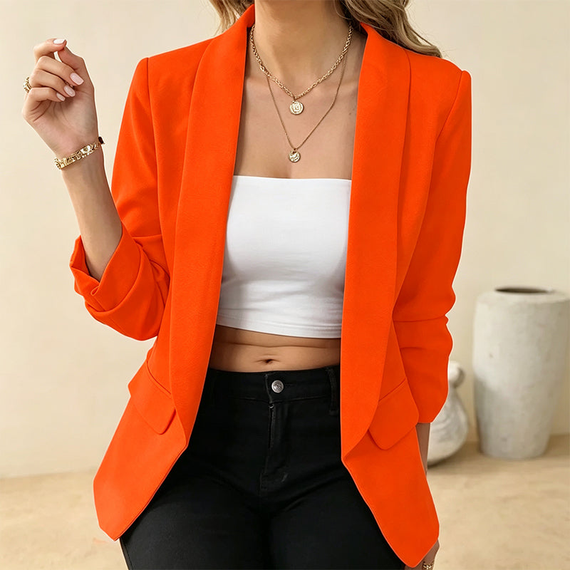 Legerer, vielseitig taillierter eleganter Business-Kurzjacke für Damen