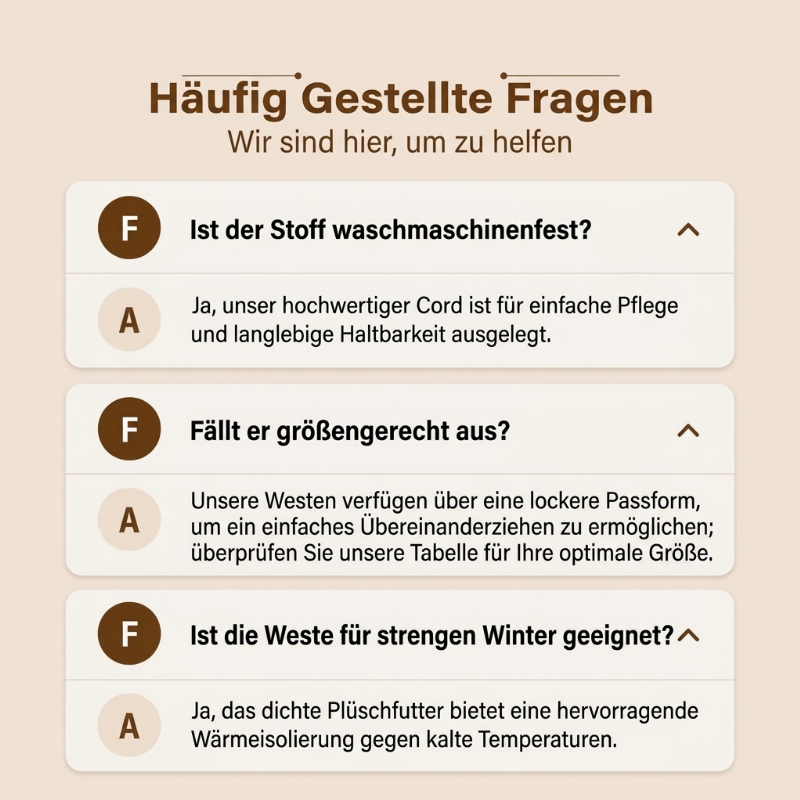 🍂 Warm & robust – Gesteppte Cordweste – Bequemer Schnitt, weicher Stoff & vielseitig kombinierbar