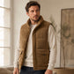🍂 Warm & robust – Gesteppte Cordweste – Bequemer Schnitt, weicher Stoff & vielseitig kombinierbar