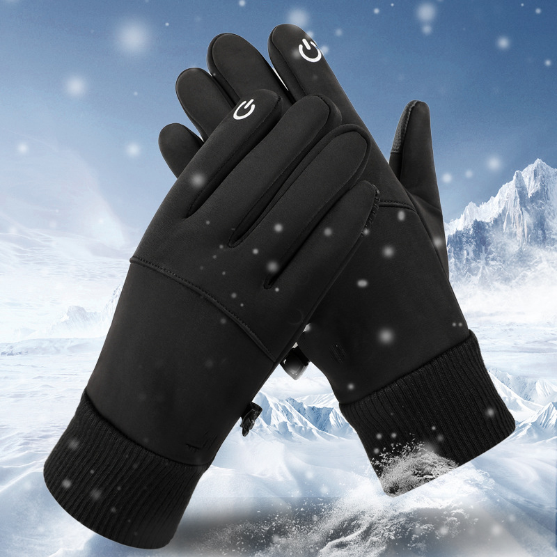 🚨 Eilmeldung: 50% endet heute Nacht! Herren winddichte, warm gefütterte Handschuhe mit Touchscreen-Fingerspitzen