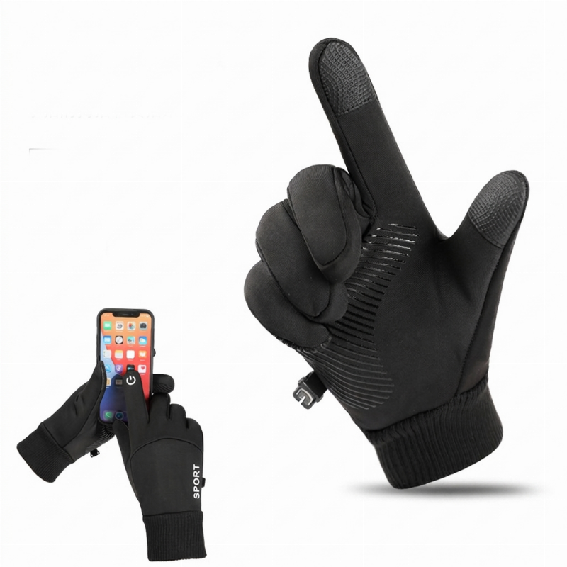 🚨 Eilmeldung: 50% endet heute Nacht! Herren winddichte, warm gefütterte Handschuhe mit Touchscreen-Fingerspitzen
