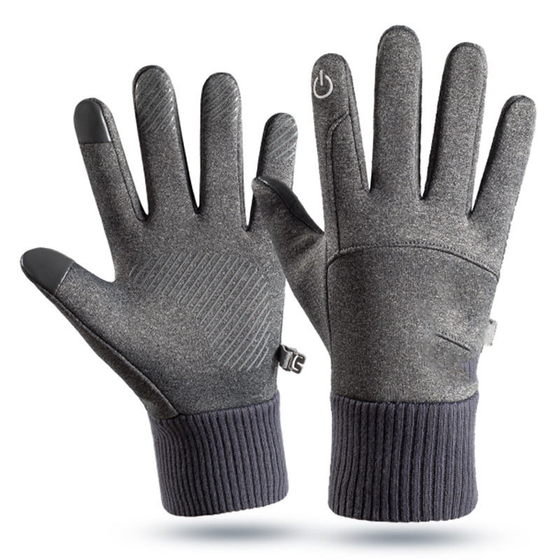 🚨 Eilmeldung: 50% endet heute Nacht! Herren winddichte, warm gefütterte Handschuhe mit Touchscreen-Fingerspitzen