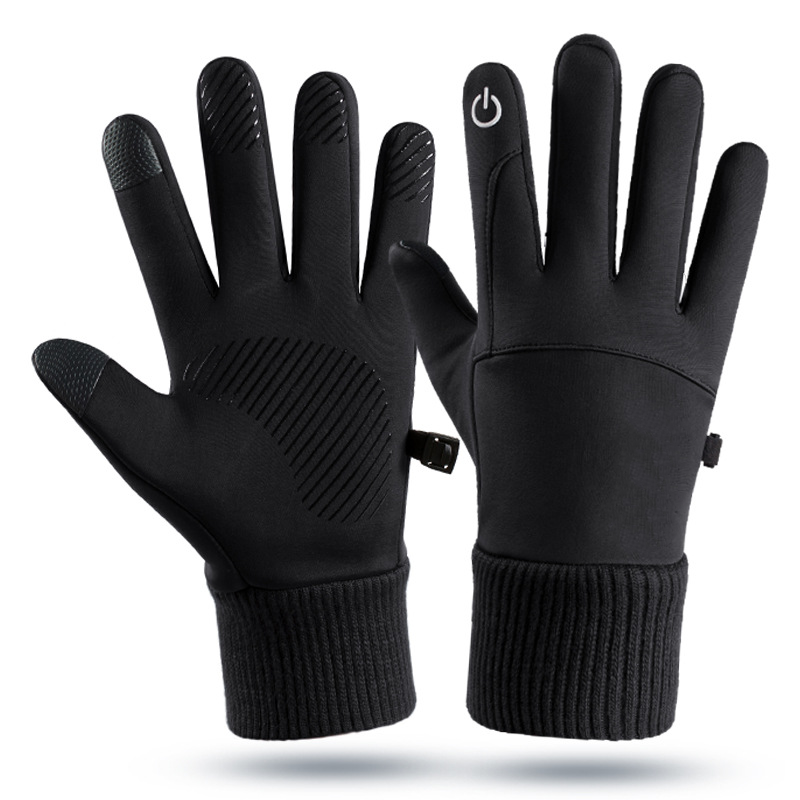 🚨 Eilmeldung: 50% endet heute Nacht! Herren winddichte, warm gefütterte Handschuhe mit Touchscreen-Fingerspitzen