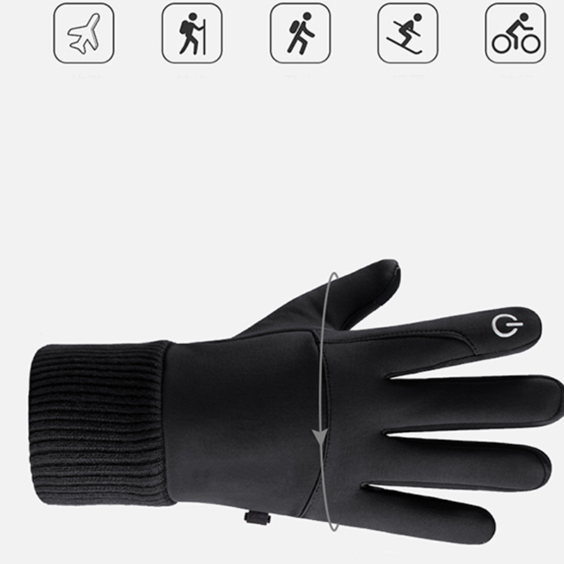 🚨 Eilmeldung: 50% endet heute Nacht! Herren winddichte, warm gefütterte Handschuhe mit Touchscreen-Fingerspitzen