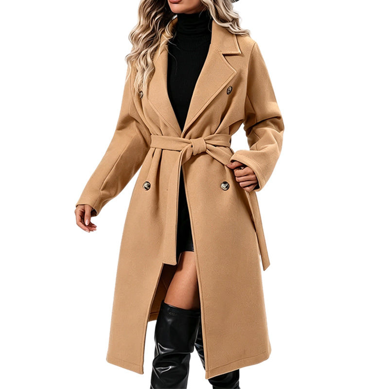 🧥 Elegant Trenchcoat mit Gürtel – Feminin, klassisch & immer passend