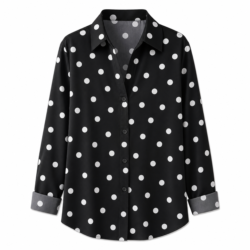 📢🎉50%Rabatt!!!🛍️✨Damen Elegante Freizeitbluse mit Langarm und Knopfleiste