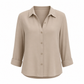 📢🎉50%Rabatt!!!🛍️✨Damen Elegante Freizeitbluse mit Langarm und Knopfleiste