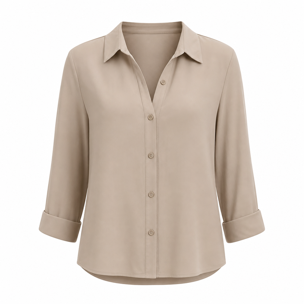 📢🎉50%Rabatt!!!🛍️✨Damen Elegante Freizeitbluse mit Langarm und Knopfleiste