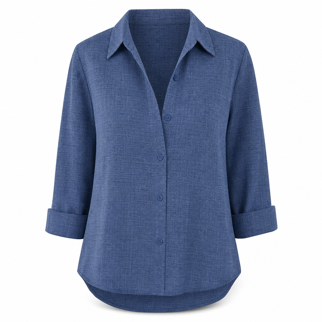 📢🎉50%Rabatt!!!🛍️✨Damen Elegante Freizeitbluse mit Langarm und Knopfleiste