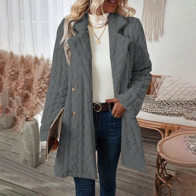 🏃‍♀️ Es wird im Akkord weggeschnappt – zögern Sie nicht! Gift Choice - Winddichter warmer Doppelrecher Mantel für Damen