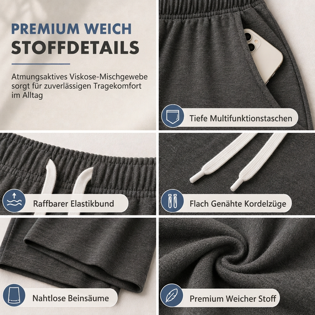 Damen Freizeit lockere weite Sweatpants