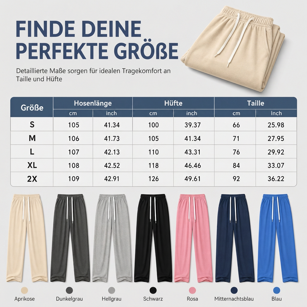 Damen Freizeit lockere weite Sweatpants