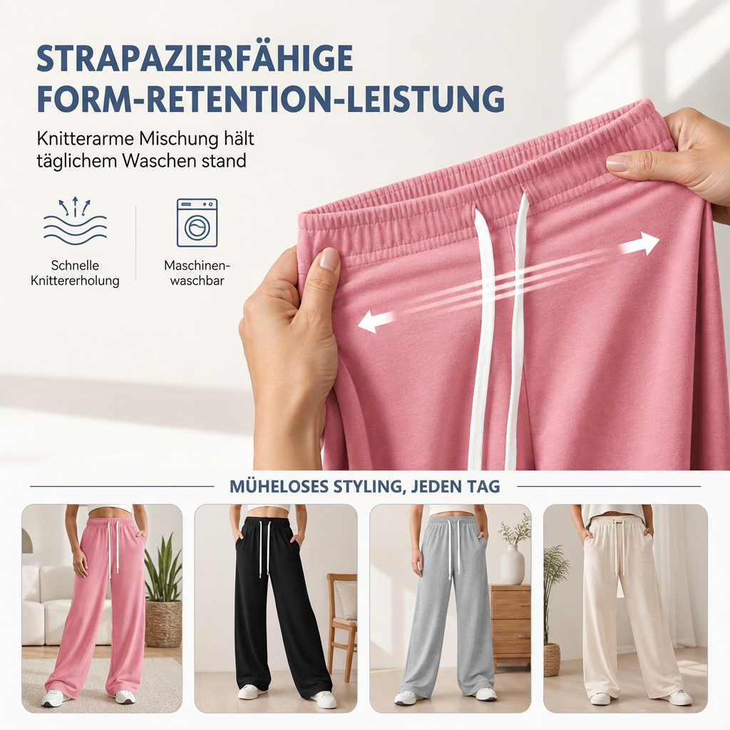 Damen Freizeit lockere weite Sweatpants